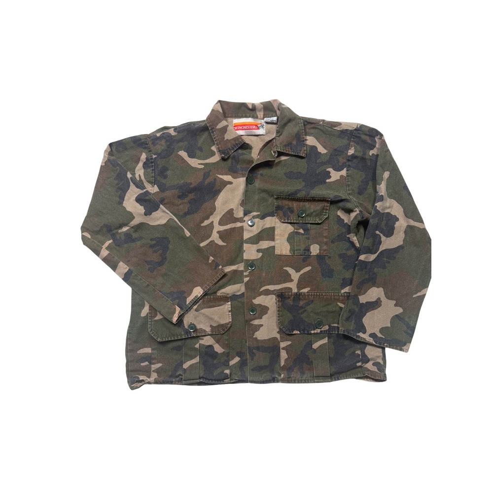 Vintage Winchester Camo Button Down Jacket – Size L